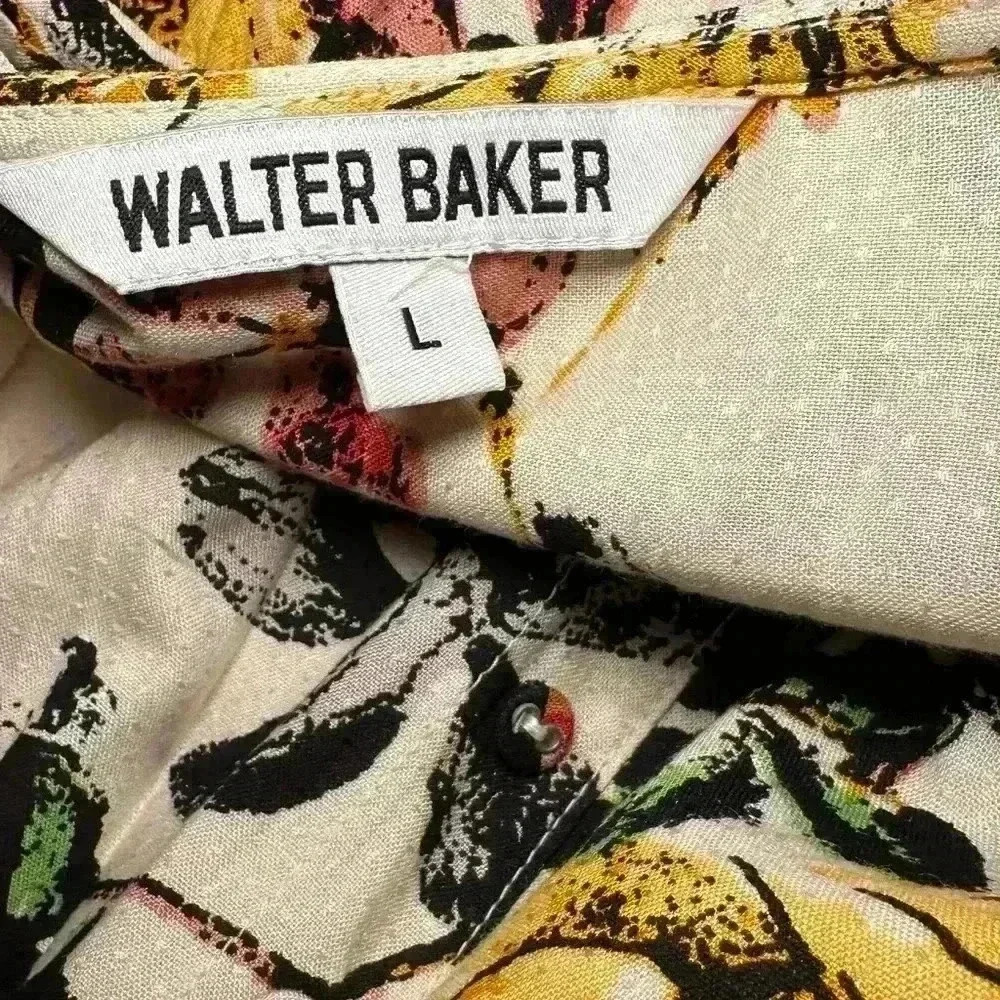 Walter Baker - Nevilla floral-print jacquard mini dress - Size L - Picture 9 of 11